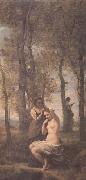 La toilette (mk11) Jean Baptiste Camille  Corot